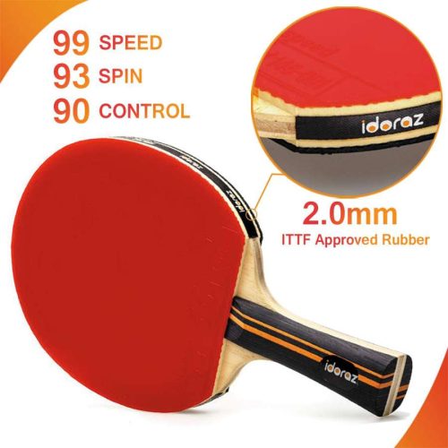 Idoraz Ping Pong Paddle Professional Racket